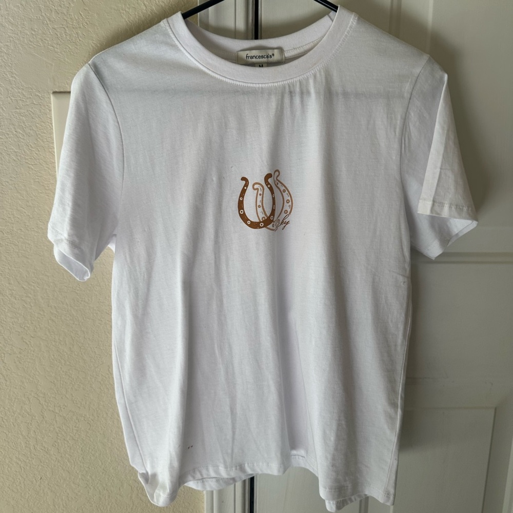 Never used white cotton tshirt